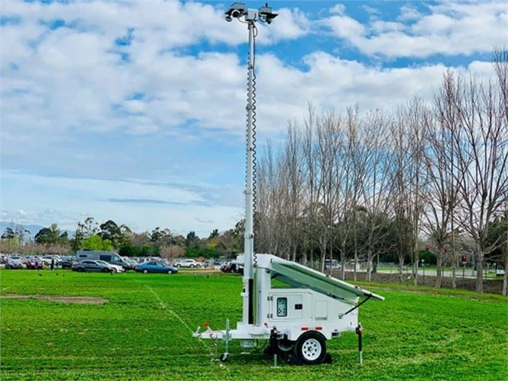 Mobile Solar CCTV Tower