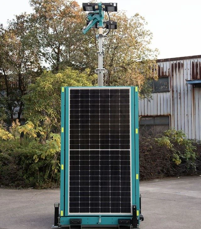 Portable Light Tower Cuboid LED Light Tower New Style