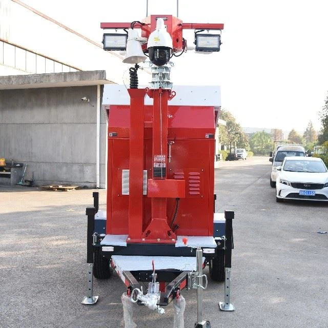 Red One Solar Trailer From China Factory With Camera Or Light