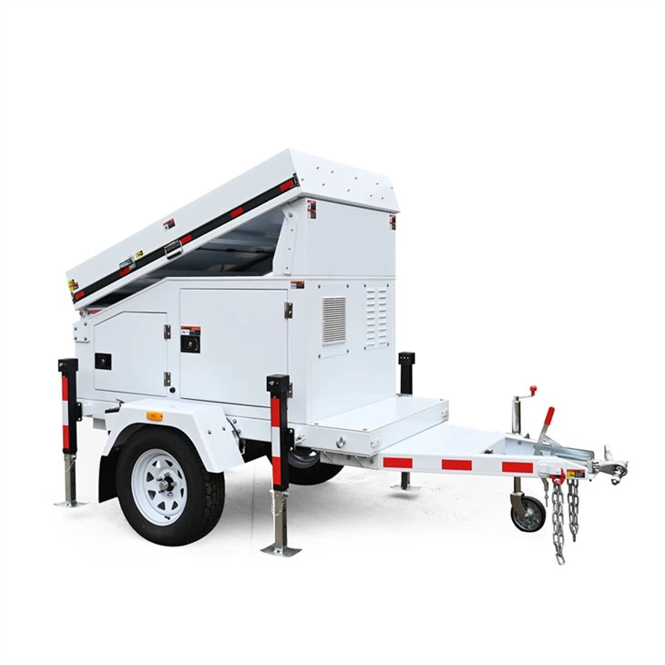 Solar Generator Trailer For Emergency