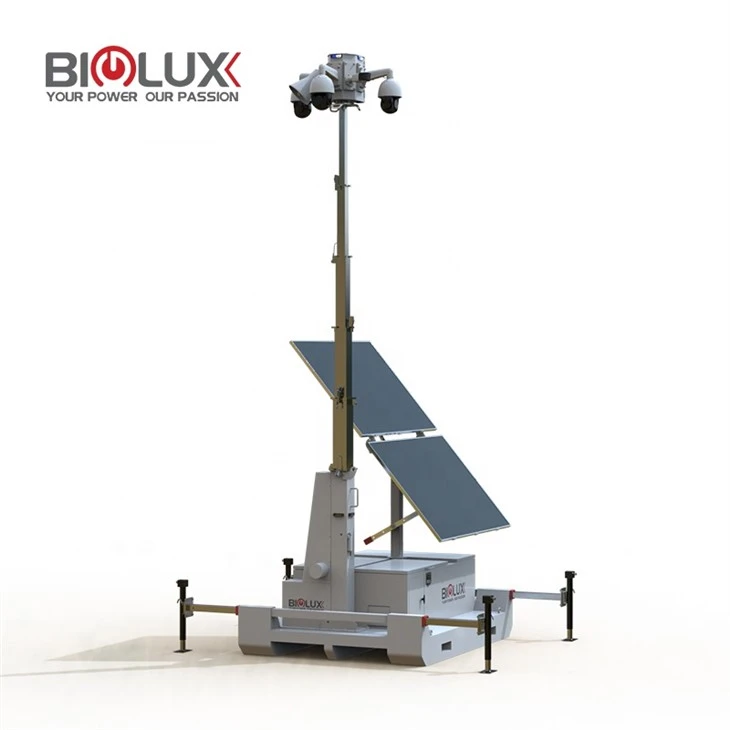 Monitoring Tower With Solar-powered high quality